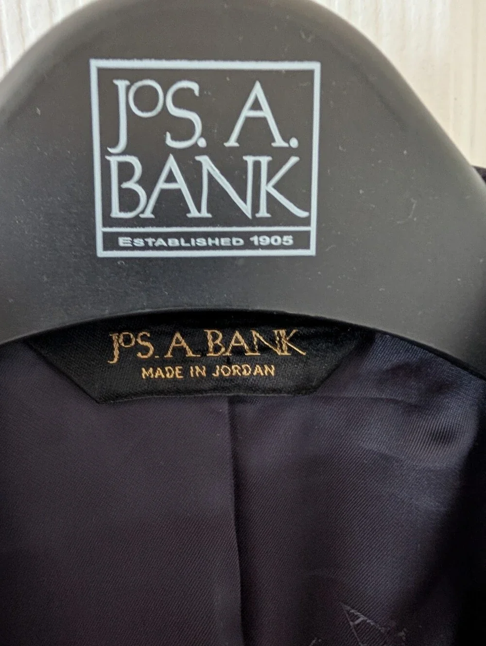 Jos. A. Bank Charcoal Pinstripe Suit Jacket